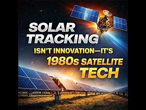 Solar Tracking Isn’t Innovation — It’s 1980s Satellite Tech