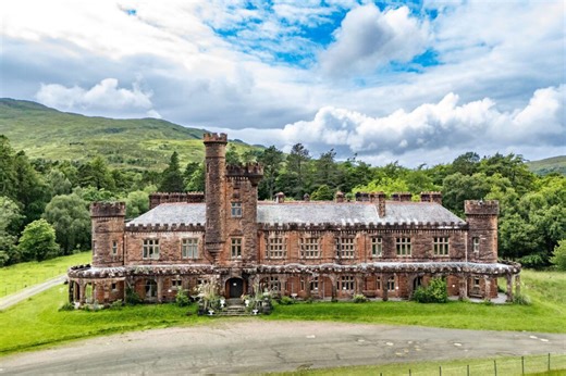 Edwardian castle built by Victorian playboy on iconic island on sale for £750k