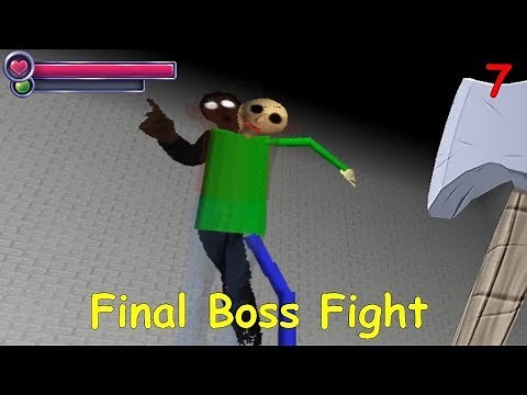 Ending & Final Boss Fight - Baldi's basics In 1000 Rooms (SHOJ Mod) V.1 Part7