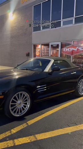 Don’s Auto Interiors & Tops on Instagram: "Brand new top on this 2005 Chrysler Crossfire 😎 ☀️ ready for spring/summer. Book your convertible replacement today! 📍 11937 S Cicero Ave 📱 708-371-8020"