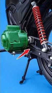 Genius Idea! Converting gasoline-powered motorcycles into electric vehicles