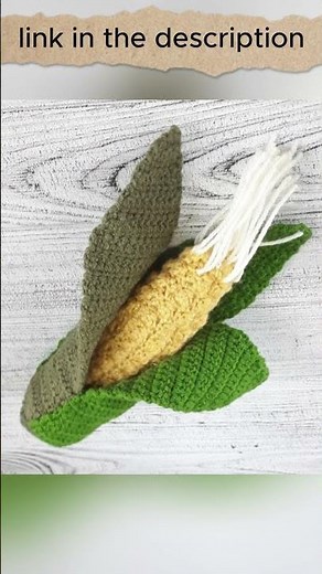 Crochet Corn on the Cob Pattern: Montessori Baby Toy (PDF Pattern)