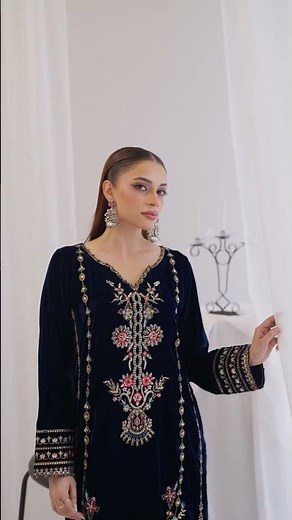 Navy Blue Velvet Dress You’ll Fall in Love With 💙 | Anya Collection