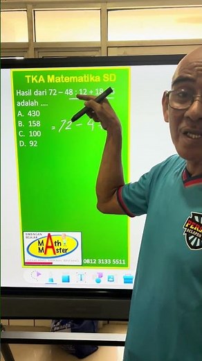 TKA Matematika SD 008 #maths #mathematics #education #math