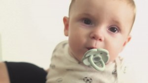 Moonkie Pacifiers Set of 2 | One-Piece Design Baby Pacifier with Large Air Holes | BPA-Free Silicone | Safe for Babies 6 Months+