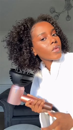 Dyson US | We’re rooting for this routine. 📣 The Supersonic Nural™ Wave+Curl diffuser attachment adds volume at the root for more textured natural... | Instagram