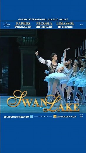 Masterpiece of the world classic ballet "Swan Lake" in Cyprus