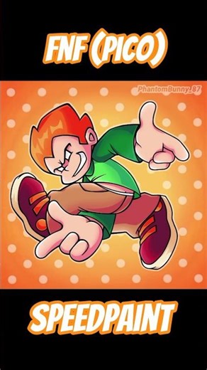 FNF (PICO) Speedpaint #dibujo #fnf #fridaynightfunkin #picosschool #pico #fnfpico #speedpaint #art