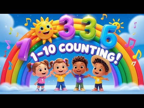 1 to 10 Counting Song for Kids | Fun Number Poem with Repetition | Learn to Count Easy!