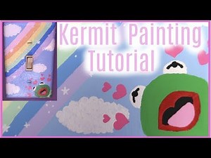 How to Draw/Paint a Wholesome Kermit Meme (Kermit with Hearts) Step by Step Tutorial Tik Tok