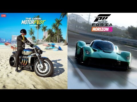 THE CREW MOTORFEST & FORZA HORIZON 5 ( LOGITECH g29 )