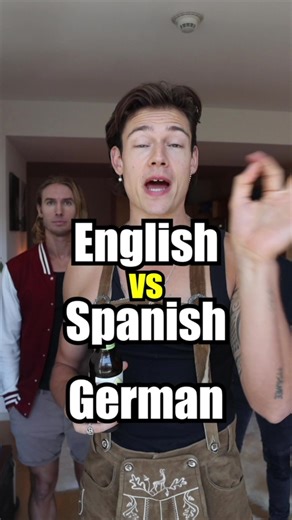 English vs Spanish vs German! | english and spanish