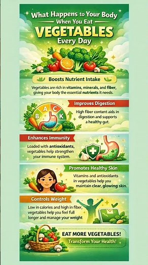 What Happens to Your Body When You Eat Vegetables Every Day? (Science Explained)