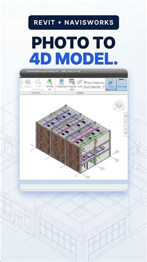 From one photo to a 4D model. The whole AI run. #AI #BIM #Revit