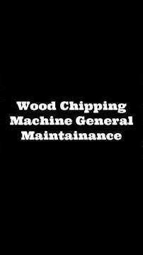Wood Chipper Oil Change & Greasing: The Two Essential Maintenance Steps | www.millsandmachines.com