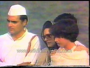 Gandhi family bids adieu to beloved Prime Minister Indira Gandhi