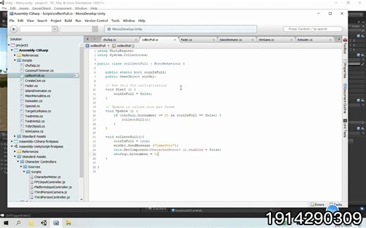 Unity_游戏结束界面的制作