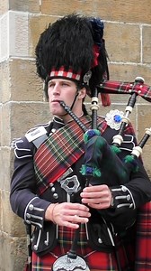 The Highland Bagpiper, Michael Prendergast, playing "Highland Cathedral" in the streets of Inverness. This is out of our archives from several years ago, but we hope to bring you a lot more like this in the future. #inverness #scottishhighlands #bagpipes #piper #highlandcathedral | Scottish Highlands & Inverness