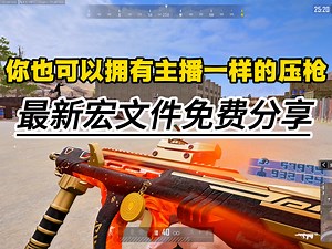 【PUBG鼠标宏】11月全网最新宏文件分享！支持任何鼠标！压枪变得简单，使用罗技lua文件，白名单稳定爽玩。