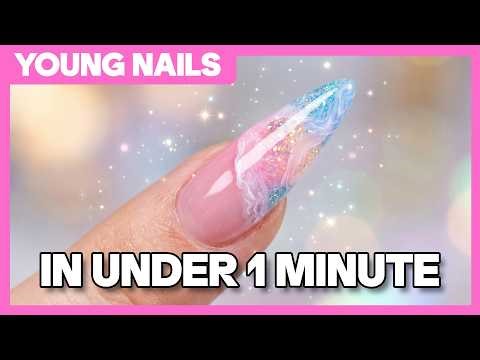 The Trick to Dreamy Cotton Candy Nails in Less Than 1 Minute