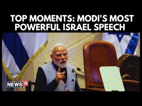 PM Modi’s TOP Defining Moments in the Israeli Parliament: From Standing Ovations to Powerful Words