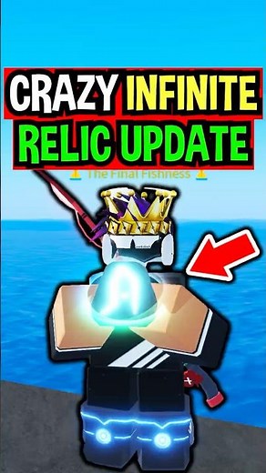 INFINITE ENCHANT RELIC UPDATE in Roblox Fisch..