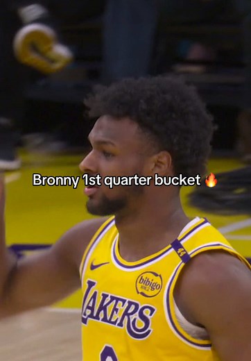 Bronny James' Impressive 1st Quarter Performance