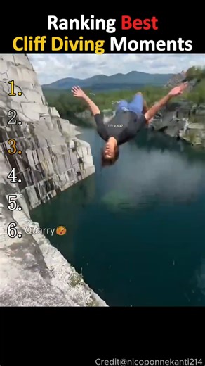 Top Cliff Dives Ranked… Wait For #1 😧