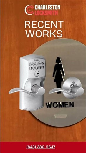 Charleston Locksmith Schlage Keypad Lever Lock Installation | (843) 380-5647