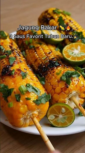 Jagung Bakar 🌽🔥 3 Saus Favorit Tahun Baru | Praktis Pakai Teflon