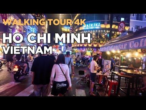 Saigon Walking Tour in 4K 🇻🇳 | Day and Evening