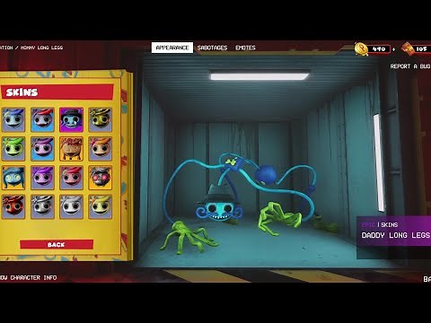 Project: Playtime ALL MONSTER SKINS