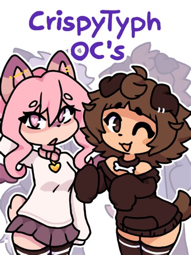 Dibujos de CrispyTyph OC's | Typh y Mimi | Drawing Compilation