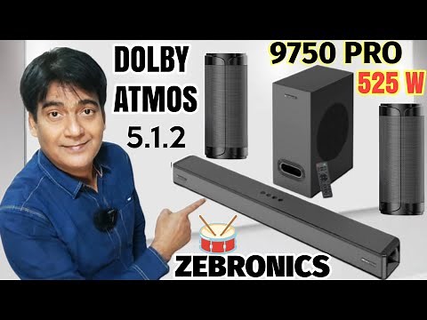 Experience Next-Level Home Theater Sound with the Zebronics Juke Bar 9750 Pro!