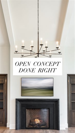 Open concept gets a lot of opinions. People either love it or hate it. For us, this layout just makes sense. The kitchen, dining area, and living room all flow together so you can cook, host, hang out, and actually be part of what’s going on. No walls. No shouting down hallways. Just real life happening in one beautiful space. We still built in plenty of separation where it matters. Two offices. Full upper level with a luxurious private suite, and basement with everything you could ask for. The 