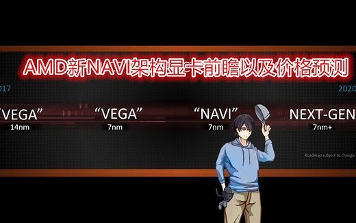 AMD新NAVI架构GPU（显卡）前瞻，性能对比及其价格预测！