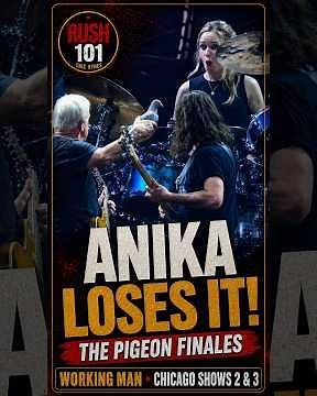 ANIKA NILLES LOSES IT OVER ALEX’S PIGEON! 😂 | Two “Working Man” Finales #alexlifeson #Anikanilles