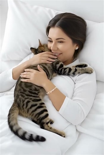 Waking Up to the Sweetest Cat Cuddle Ever 😻💤