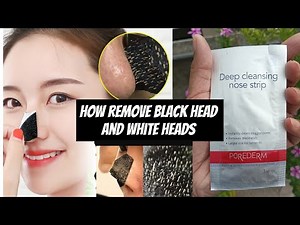 How to apply nose cleaning strip at nose | Black heads and white heads remove strip