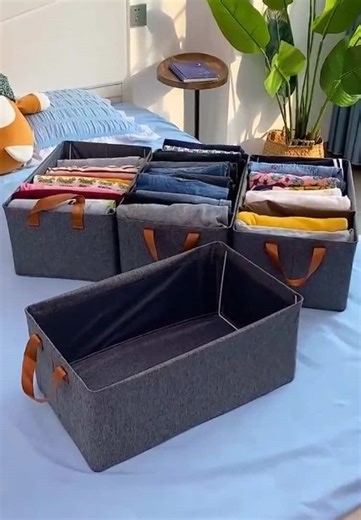 Foldable Clothes Storage Box for Smart Organization