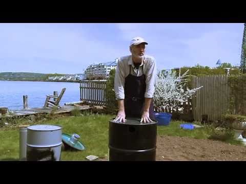 Biomass to Biochar through Pyrolysis in a Double Barrel / 2 keg retort