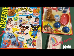 CBEEBIES MAGAZINE (2 GIFTS INCLUDED) WAFFLE THE WONDER DOG 🐕 AND ACTIVITY CARDS 😃😁😁👍💎