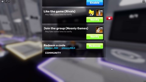 Roblox: RIVALS Codes