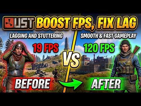 ULTIMATE Rust FPS Boost Guide 2024 - Say Goodbye to Lag, Freezing, and Stuttering!