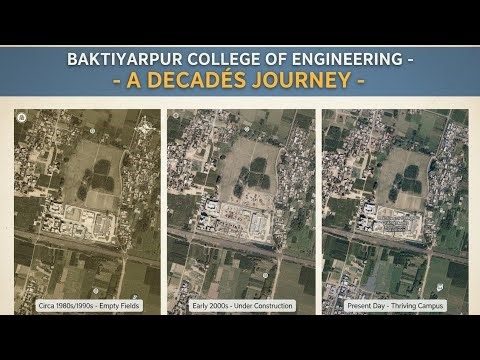 BCE PATNA TIME LAPS :Historical Imagery #bcebakhtiyarpur #ugeac #hosteltour #campustour