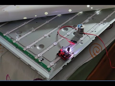 LG TV TV LED backlight failure (with sound and no image) analysis, repair and suggestions