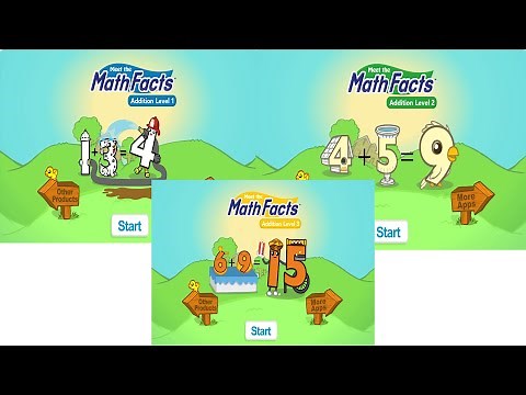Meet the Math Facts (Addition) Guessing Game Lv’s. 1-3 (ALL 30 MATH FACTS) + Math Facts Song