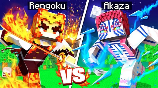 DEMONS vs DEMON SLAYER in MINECRAFT!