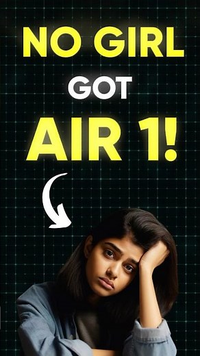 No Girl got AIR 1 in JEE Advanced | But why? #jee1 #jee2025