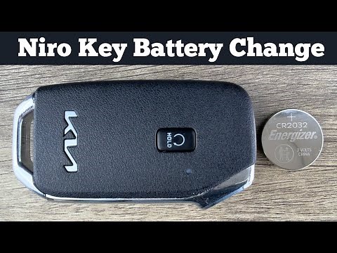 2022 - 2025 KIA NIRO Key Fob Battery Replacement - How To Change Replace Niro Remote Batteries DIY